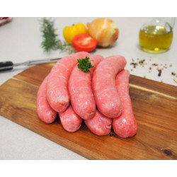 Saucisses de Toulouse, 5 kg environ, congelées