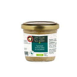 Tartinade de foie gras au Sauternes CLOS SAINT SOZY, 90g