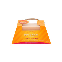 Bloc de foie gras d'oie avec morceaux + Lyre UPIGNAC, 320g