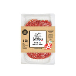 Pavé au poivre vert Label rouge BASTIDES, 6 tranches
