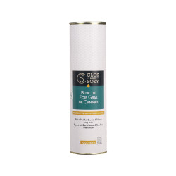 Bloc de foie gras de canard mi-cuit (30% morceaux)  CLOS SAINT SOZY, 1 kg