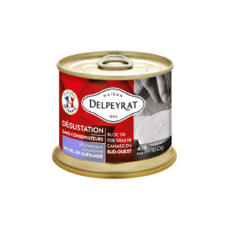 Bloc de foie gras de canard DELPEYRAT, 160g