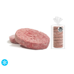 Steak haché 100% pur bœuf (130g), le carton de 13,6 kg, congelé