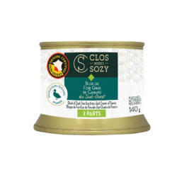 Bloc de foie gras de canard du Sud-Ouest CLOS SAINT SOZY, 140g