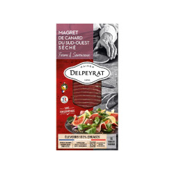 Magret de canard séché tranché DELPEYRAT, 70g