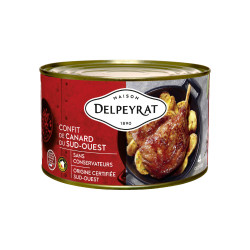 Confit de canard IGP DELPEYRAT, 4 cuisses