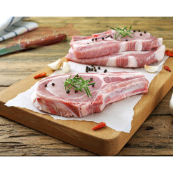 Côtes de porc congelées