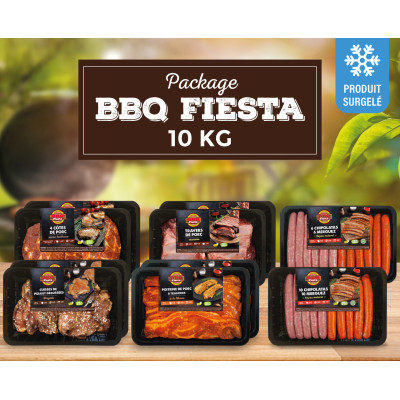 Package BBQ Fiesta 10 KG, congelé