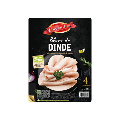Blanc de dinde nature - 4 tranches