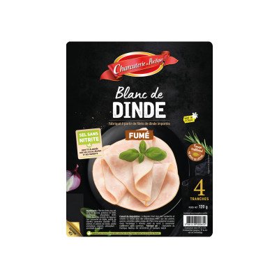 Blanc de dinde fumé - 4 tranches
