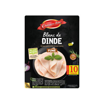 Blanc de dinde fumé - 10 tranches