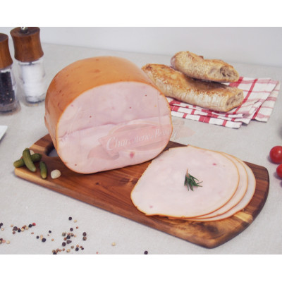Blanc de dinde fumé au miel en demi-bloc, 3 kg environ