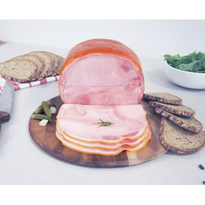Jambon 1er choix fumé en demi-bloc, 3 kg environ