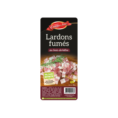 Lardons fumés 120 g, congelés