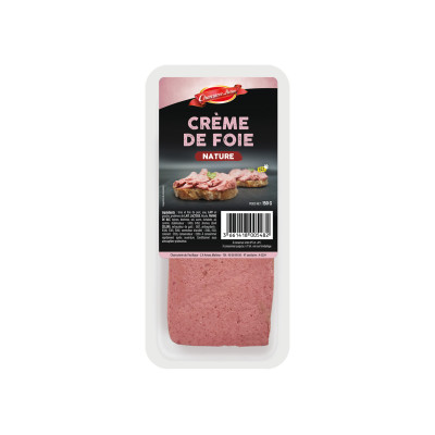 Crème de foie nature 150 g, congelée