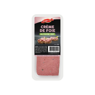 Crème de foie au poivre vert 150 g