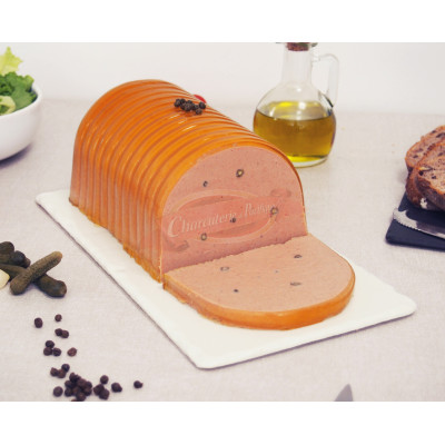 Crème de foie au poivre vert, 2 kg environ