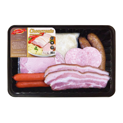 Choucroute gourmande, 1 kg