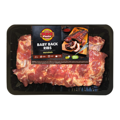 Baby Back ribs marinés, 700 g environ