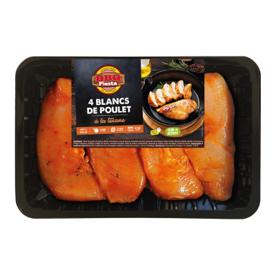 4 blancs de poulet texane
