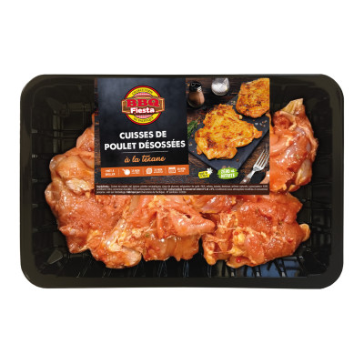 Cuisse de poulet désossée texane, 800 g/1 kg environ
