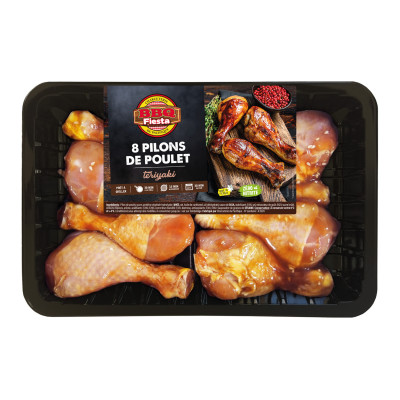 8 pilons de poulet teriyaki