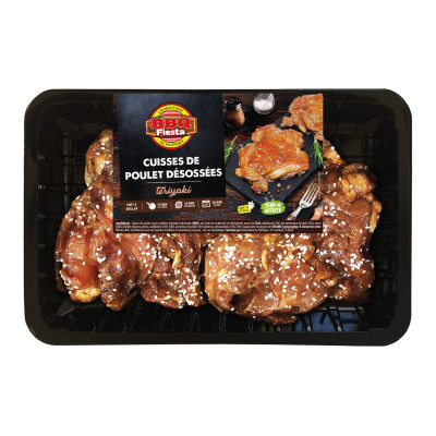 Cuisses de poulet désossées teriyaki, 800 g/1 kg environ
