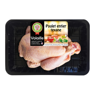 Poulet entier salé