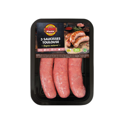 3 saucisses de Toulouse