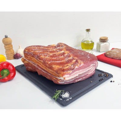 Poitrine de porc fumée entière, 3 kg environ, congelé