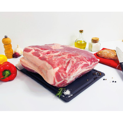 Poitrine de porc salée entière, 3 kg environ