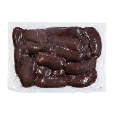 Boudins noir aux oignons, 2 kg environ, congelés