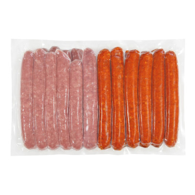 20 chipolatas / 20 merguez, congelées