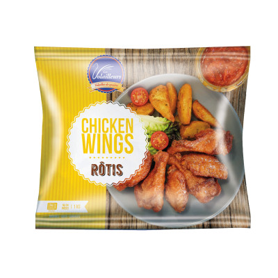 Wings nature cuits 1 kg, congelés