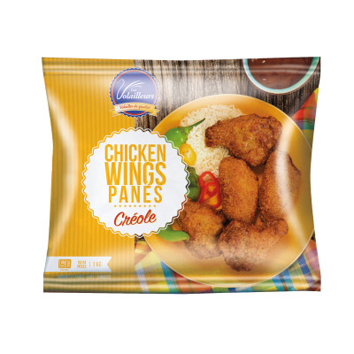 Wings créole panés 1 kg, congelés
