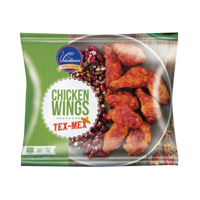 Wings cuits Tex-Mex 1 kg, congelés