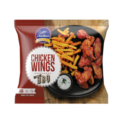 Wings de poulet BBQ 1kg, congelés