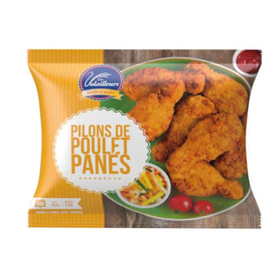 Pilons de poulet panés 1 kg, congelés