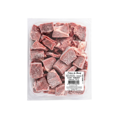 Cube de boeuf de Taravao 700 g, congelé