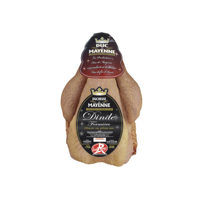 Dinde fermière Label Rouge FR, 3 kg environ, congelée