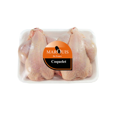 2 coquelets FR (600g), 1,2 kg environ, congelés