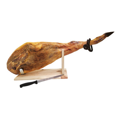 COFFRET Jambon ibérique de Cebo avec os (affinage 24 mois) LECHEF, 7,5 kg environ