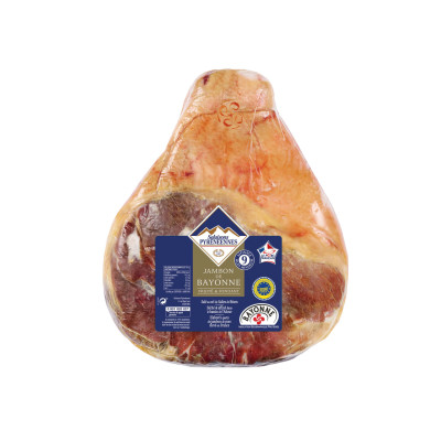 Jambon de Bayonne désossé IGP (affinage 9 mois) SALAISONS PYRENEENNES, 5,5 kg environ