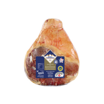 Jambon de Bayonne désossé  IGP (affinage 12 mois) SALAISONS PYRENEENNES, 6 kg environ