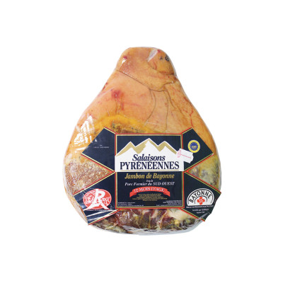 Jambon de Bayonne désossé Label Rouge IGP (affinage 12 mois) SALAISONS PYRENEENNES, 5 kg environ