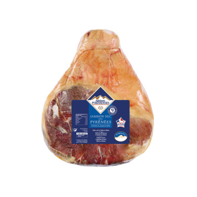 Jambon des Pyrénées désossé (affinage 12 mois) SALAISONS PYRENEENNES, 5,5 kg environ