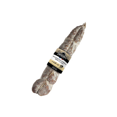 Saucisson sec bridé à la truffe BASTIDES, 1 kg environ