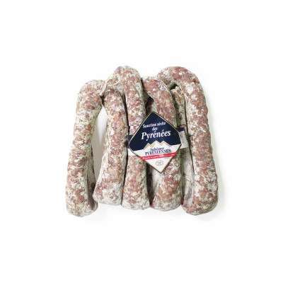 Saucisse sèche perche des pyrénées SALAISONS PYRENEENNES, 2 kg environ