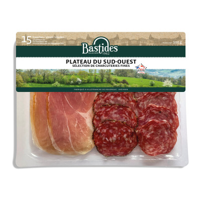 Plateau du Sud Ouest BASTIDES - 15 tranches, 100 g