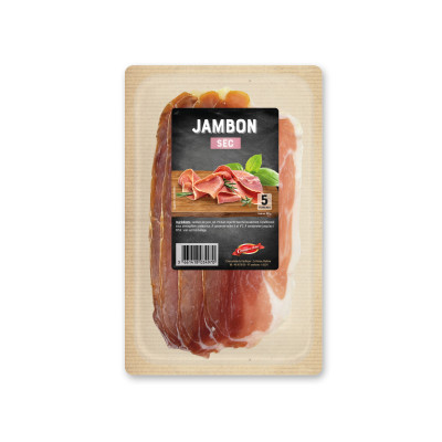 Jambon sec - 5 tranches, 100 g